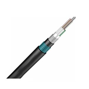 Outdoor Armored Fiber Optic Cable / Direct Burial Steel Tape Armored Optical Fiber Cable