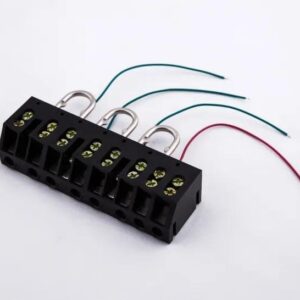 Screw Terminal Block / Barrier Type Wire Connector Terminal Strip with Test Hooks