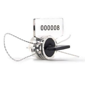 Transparent Steel Wire Electric Meter Security Seal with Numbered Tag