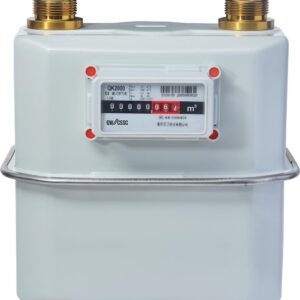QK2000 G6 Industrial Diaphragm Gas Meter with Brass Connections